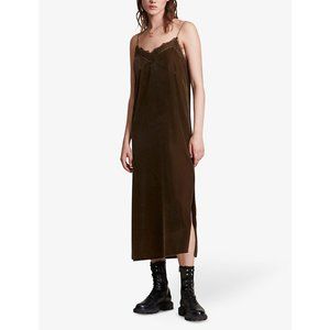 AllSaints Noa Velvet Dress NWT